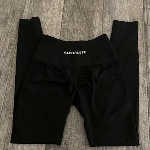 ALPHALETE BLACK Amplify leggings size XS